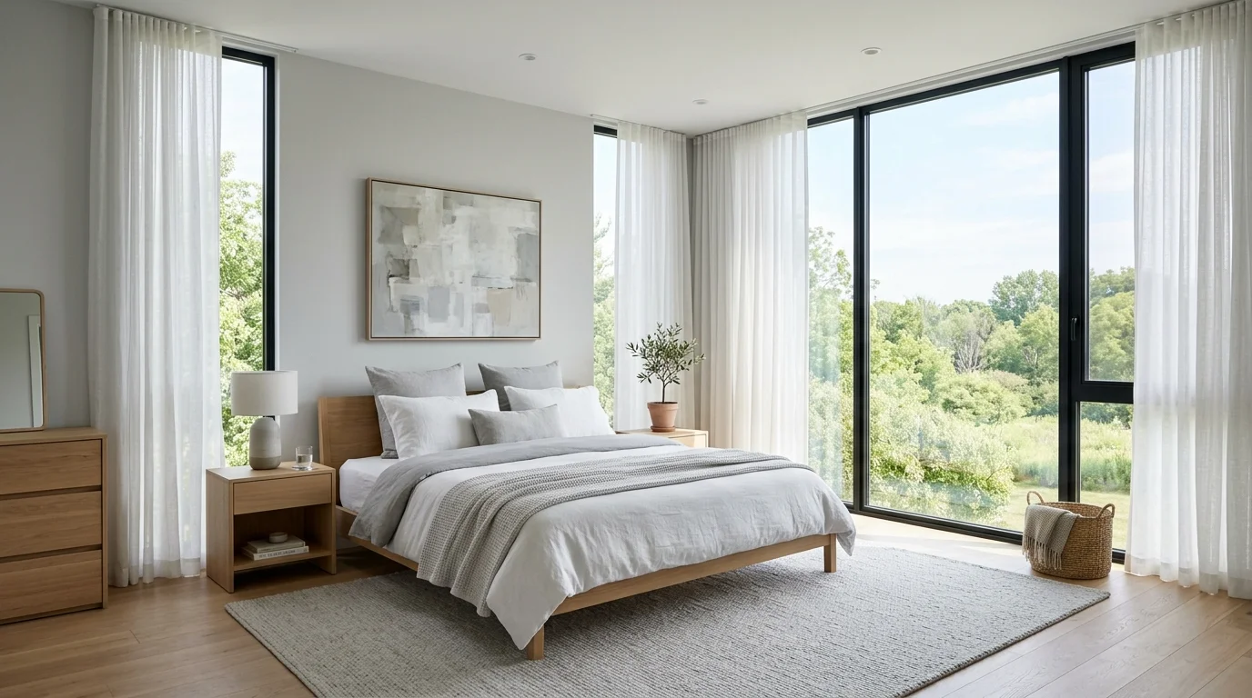 Chic bedroom headboard inspiration image 1