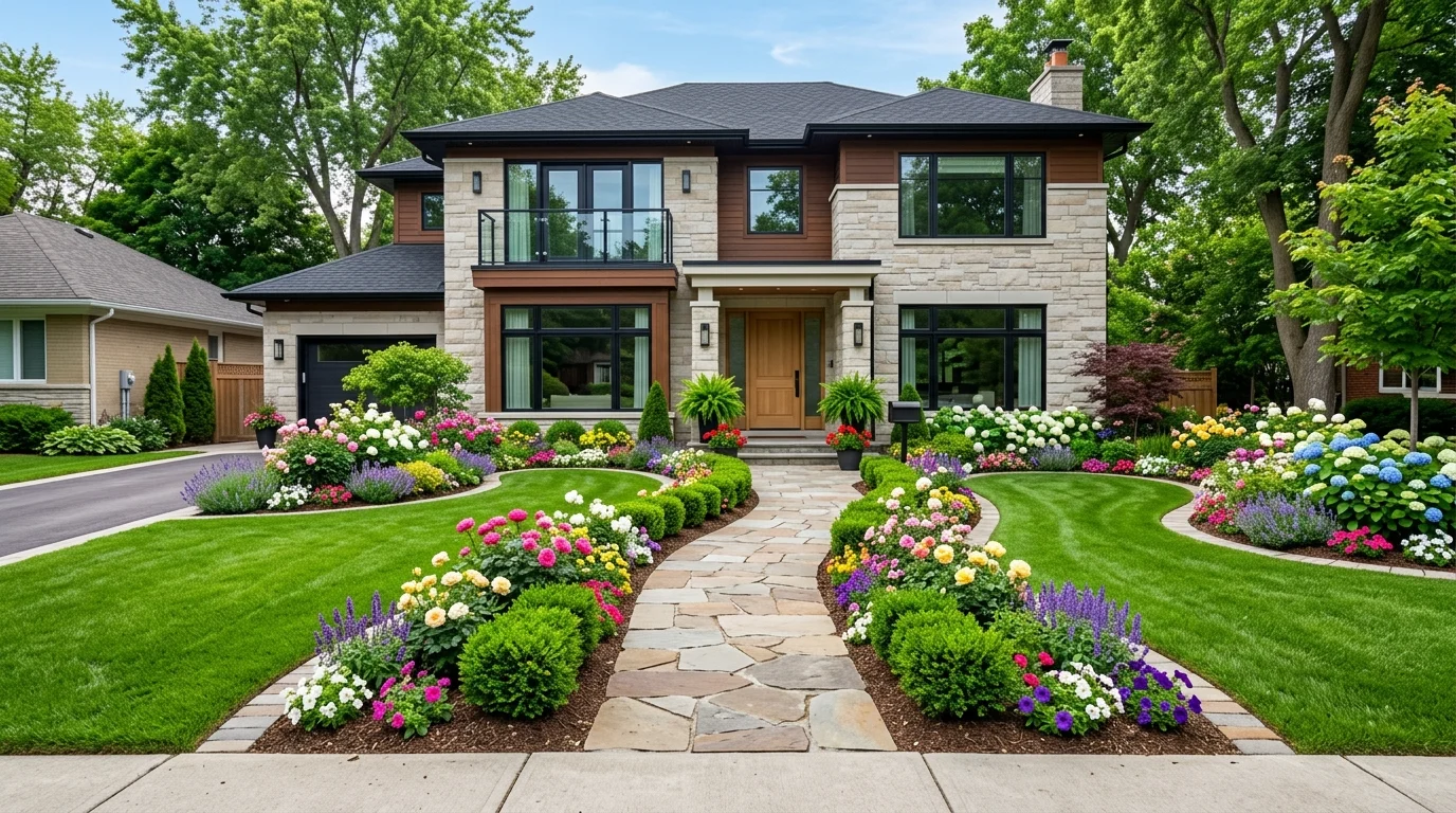 Beautiful Front Yard Landscaping Ideas for Modern Curb Appeal, inspiration image 4