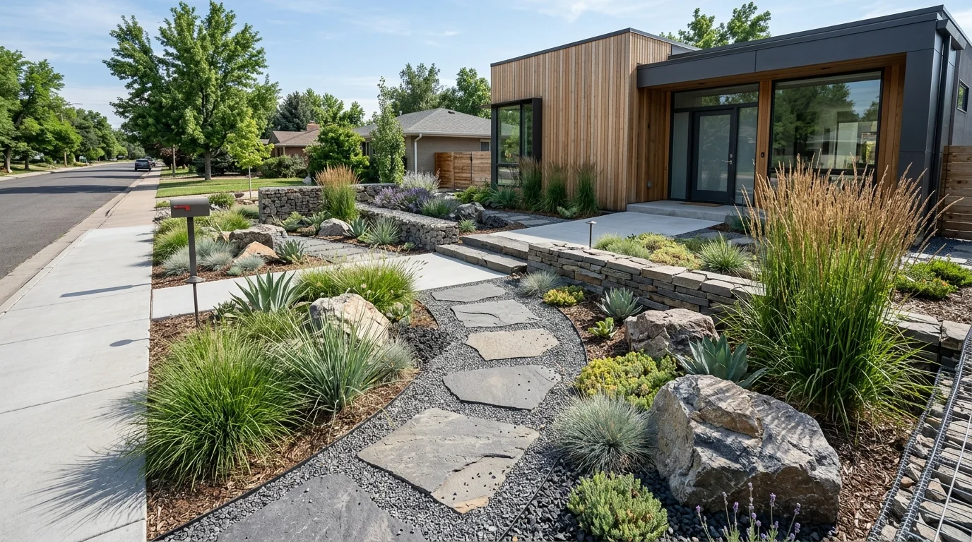 Beautiful Front Yard Landscaping Ideas for Modern Curb Appeal, inspiration image 6