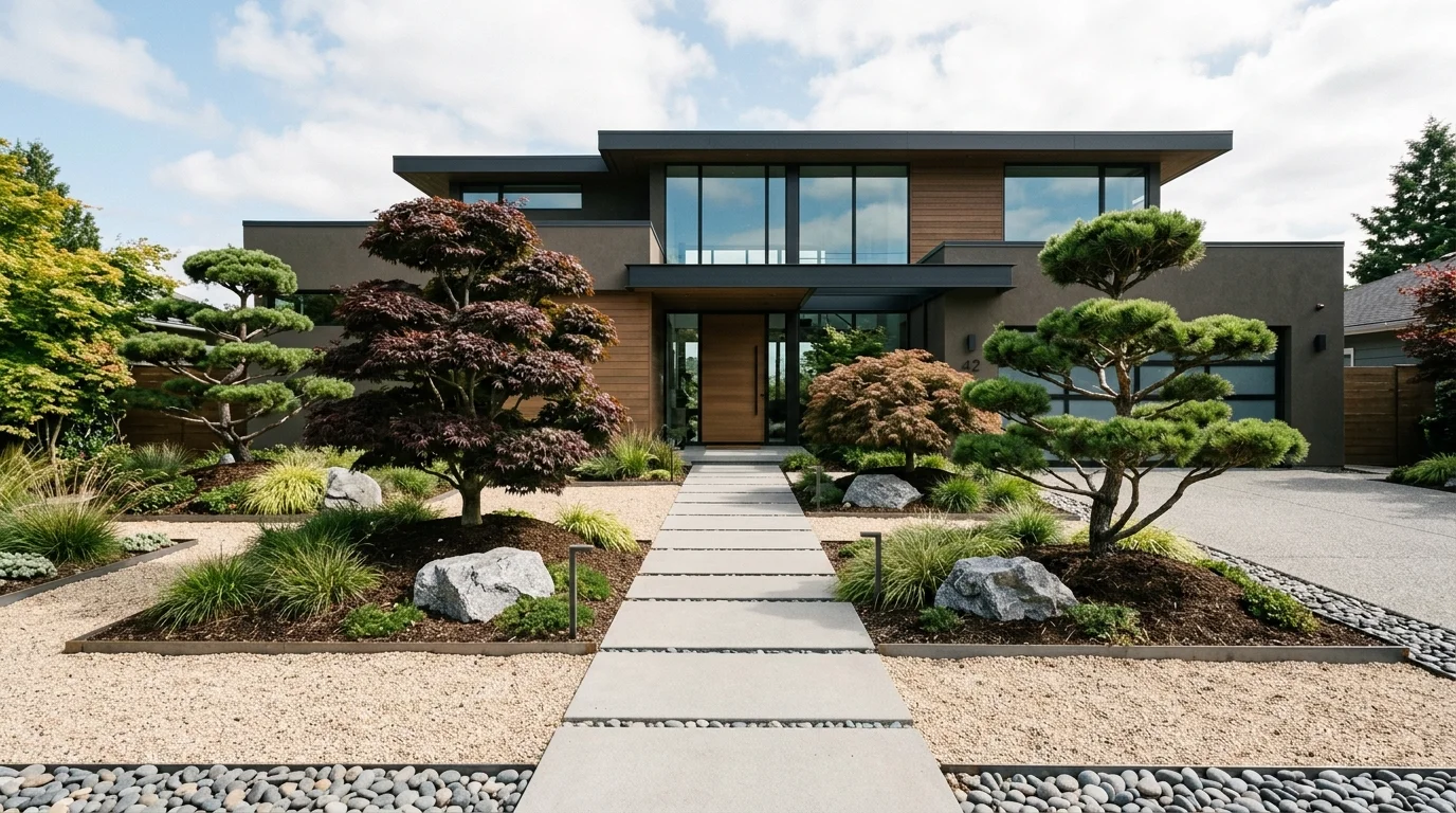 Beautiful Front Yard Landscaping Ideas for Modern Curb Appeal, inspiration image 11