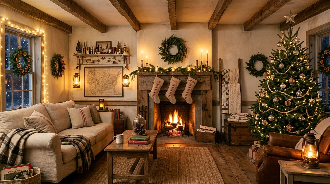 Indoor Christmas house decor inspiration image 1