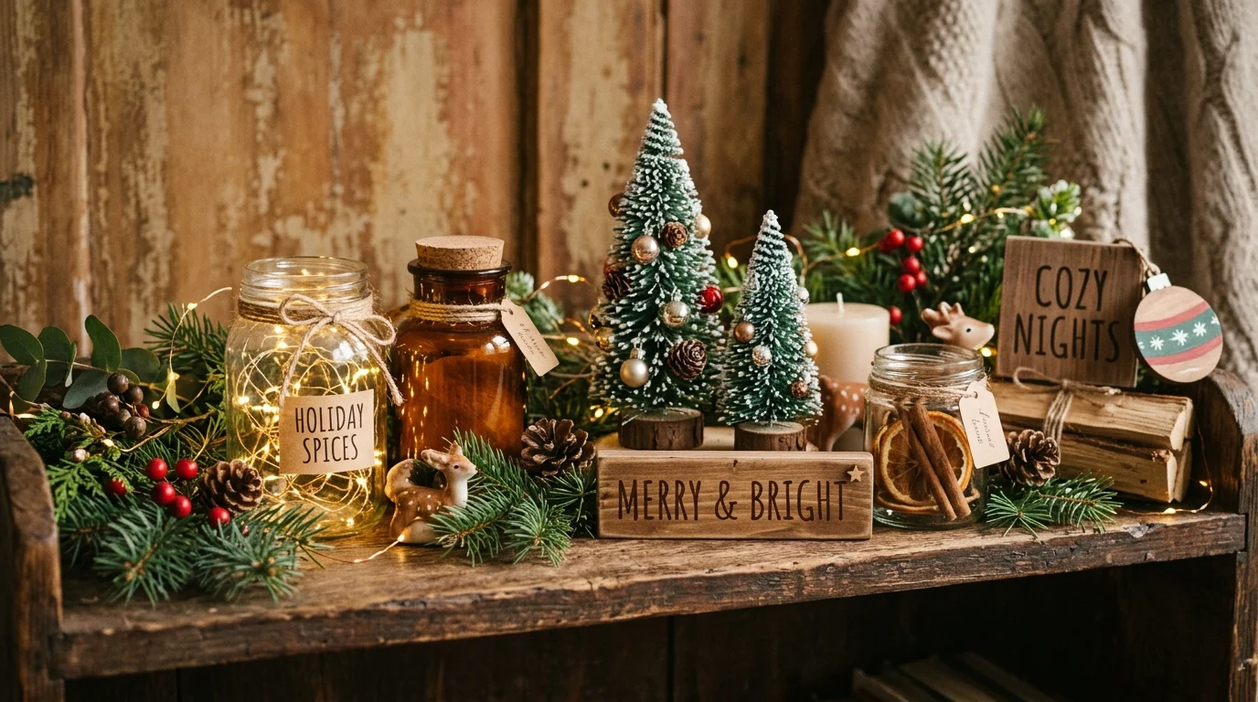 charming farmhouse vintage christmas decor ideas for rustic holidays, inspiration image 7