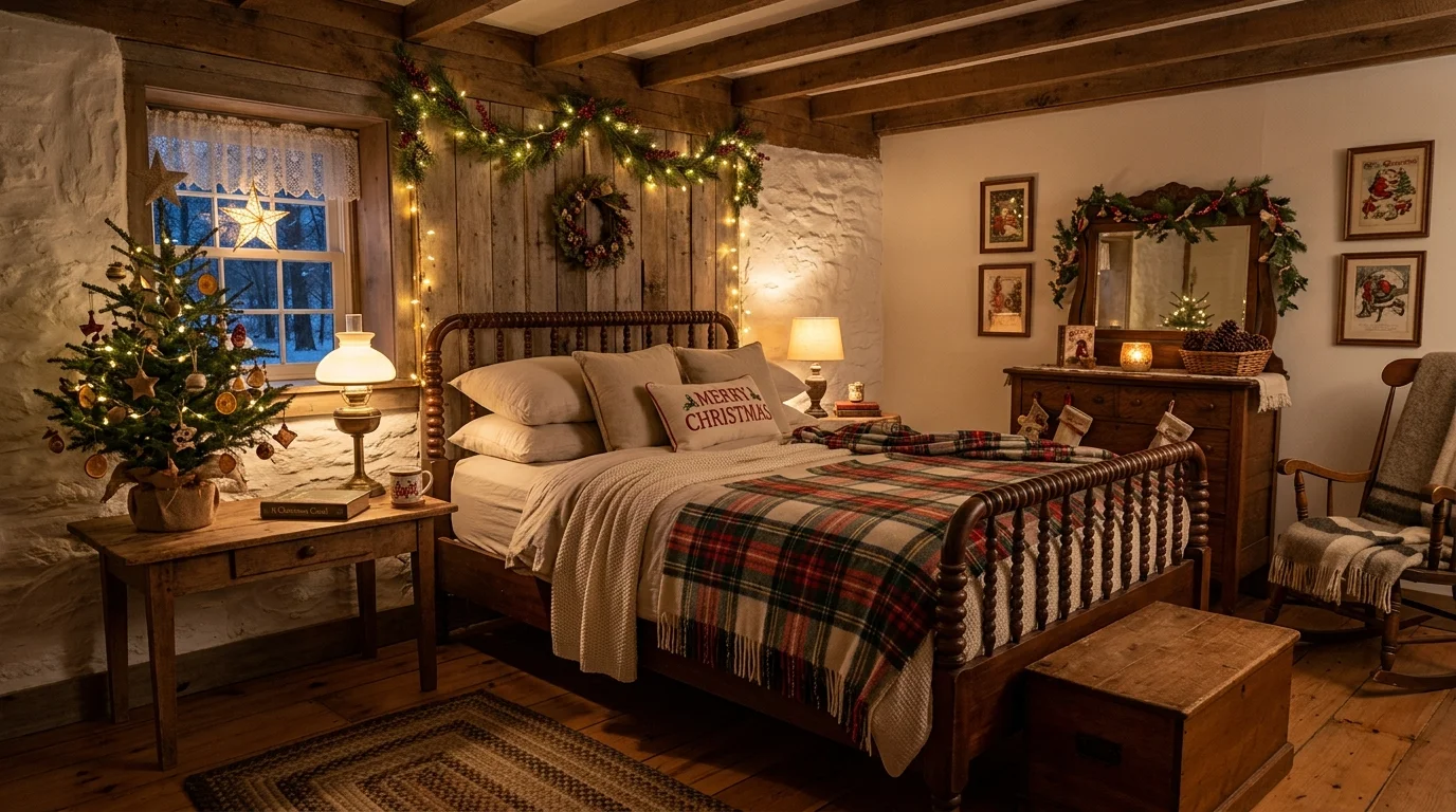 charming farmhouse vintage christmas decor ideas for rustic holidays, inspiration image 8