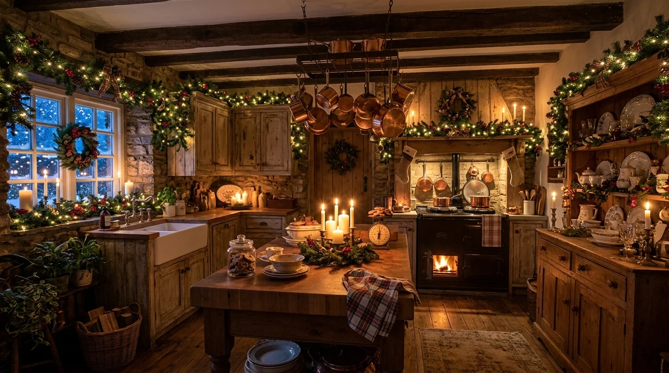 charming farmhouse vintage christmas decor ideas for rustic holidays, inspiration image 9