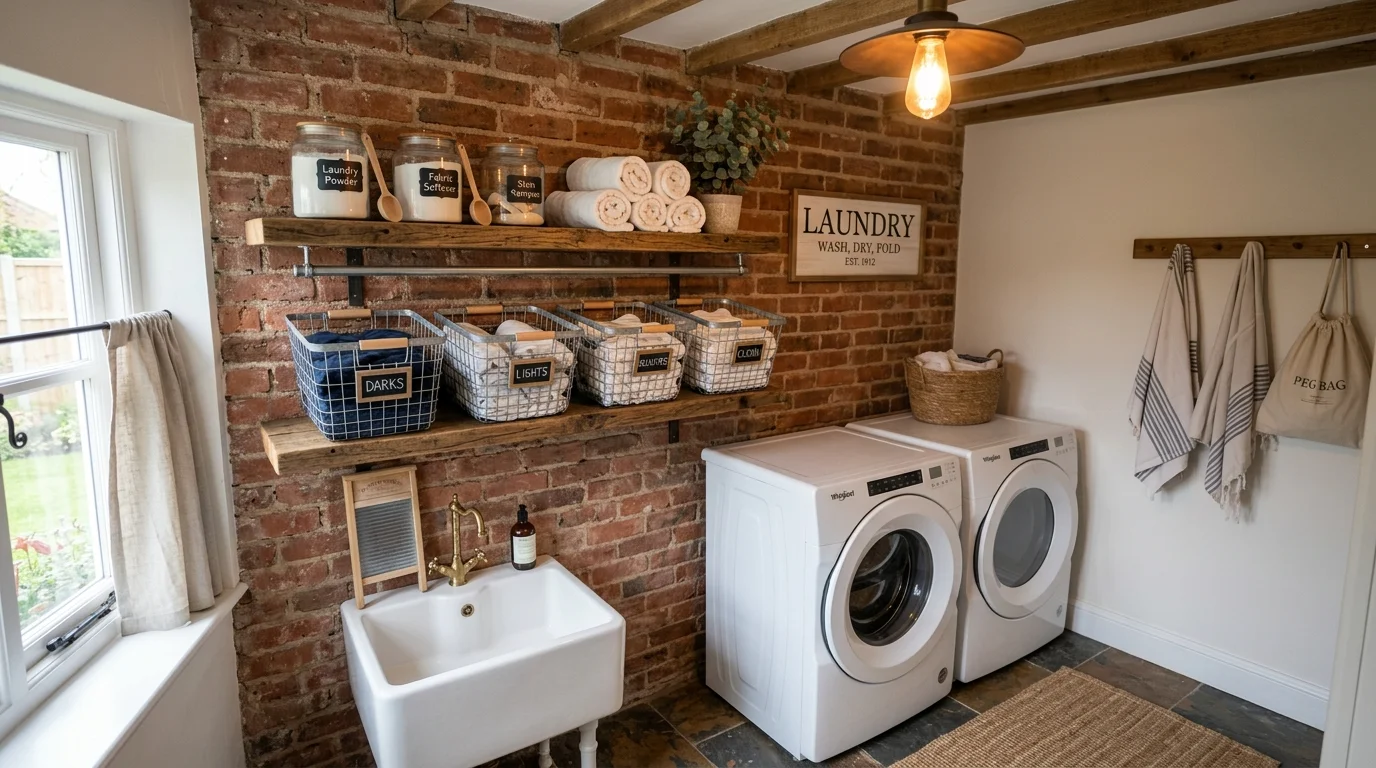 Laundry peg rail inspiration image 1