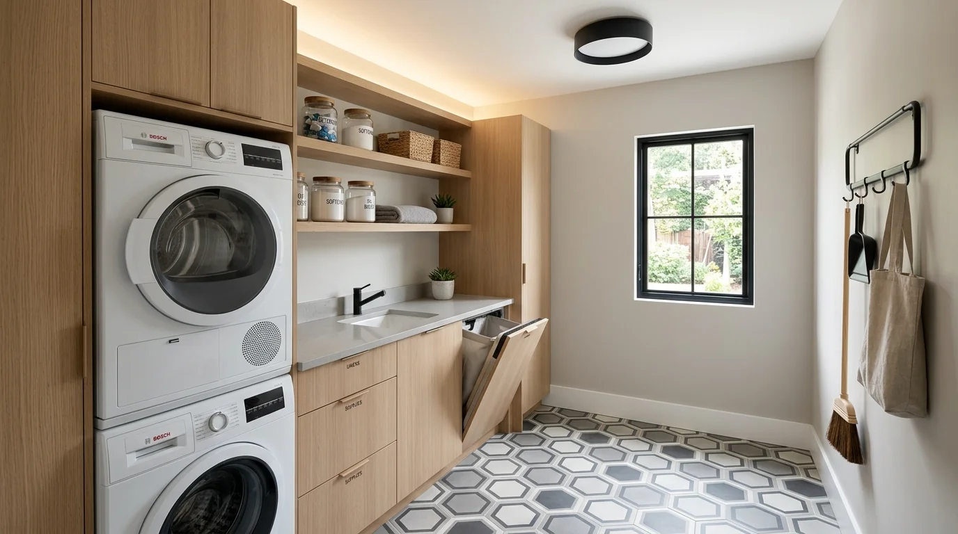 Laundry basket tower inspiration image 1