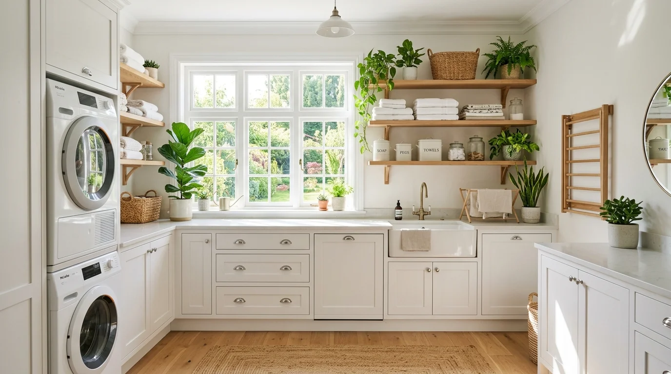 Laundry floor tile inspiration image 1