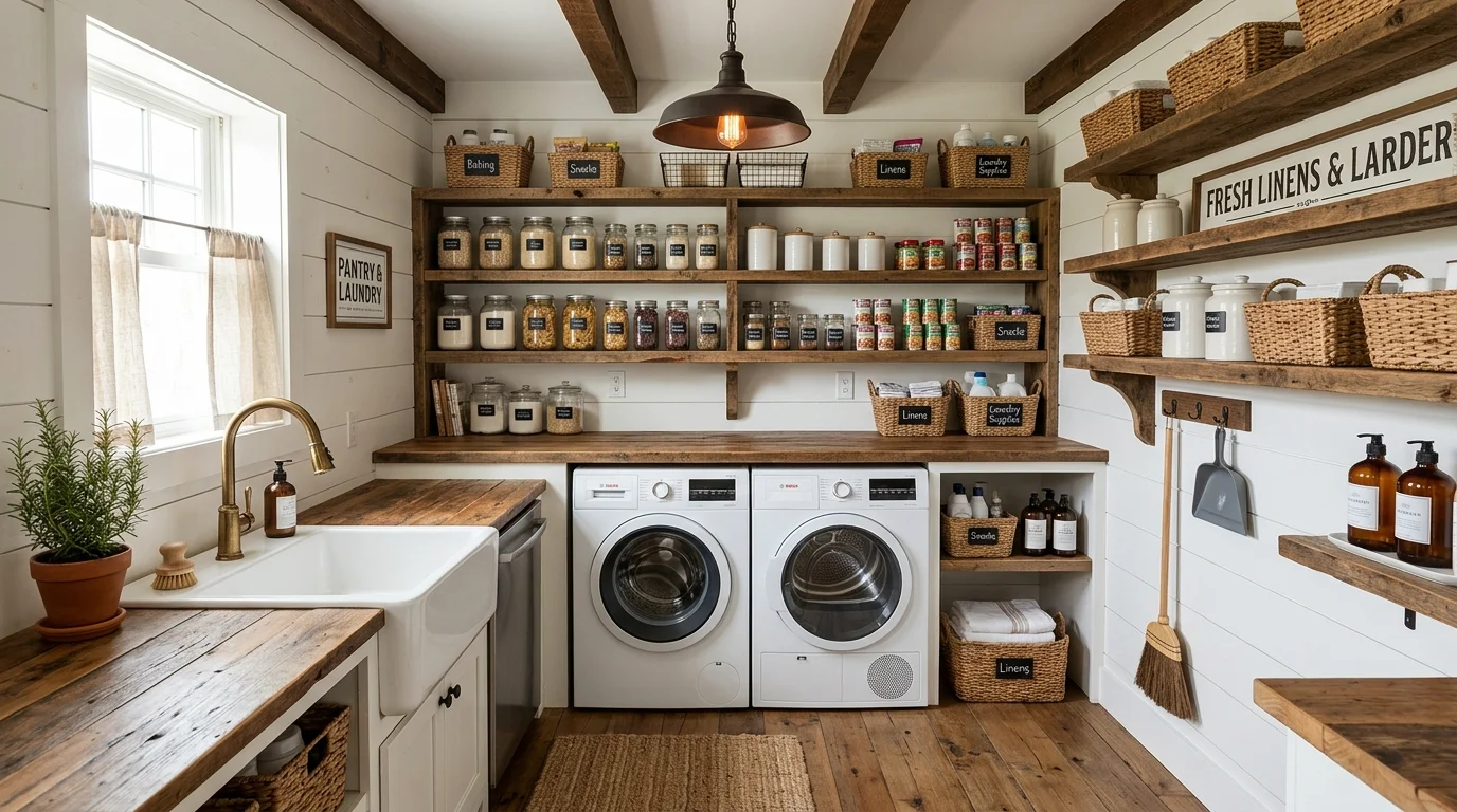 Pantry laundry cabinet inspiration image 1