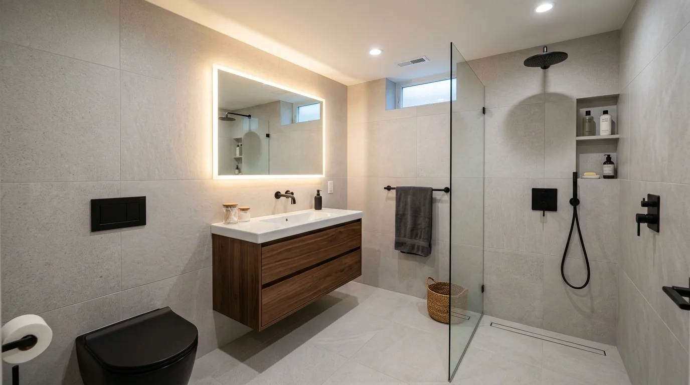 Basement bathroom inspiration image 1