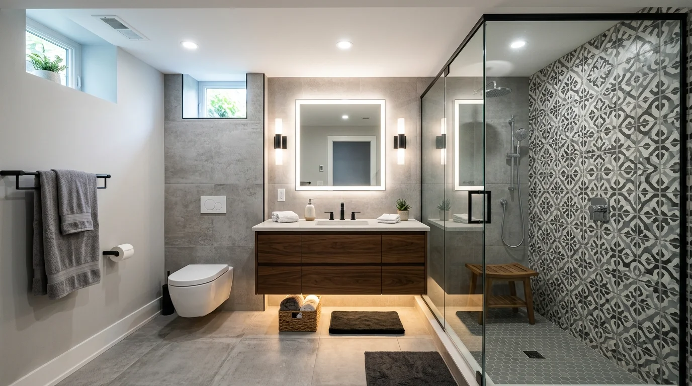 creative basement bathroom ideas and designs to elevate your space, inspiration image 9