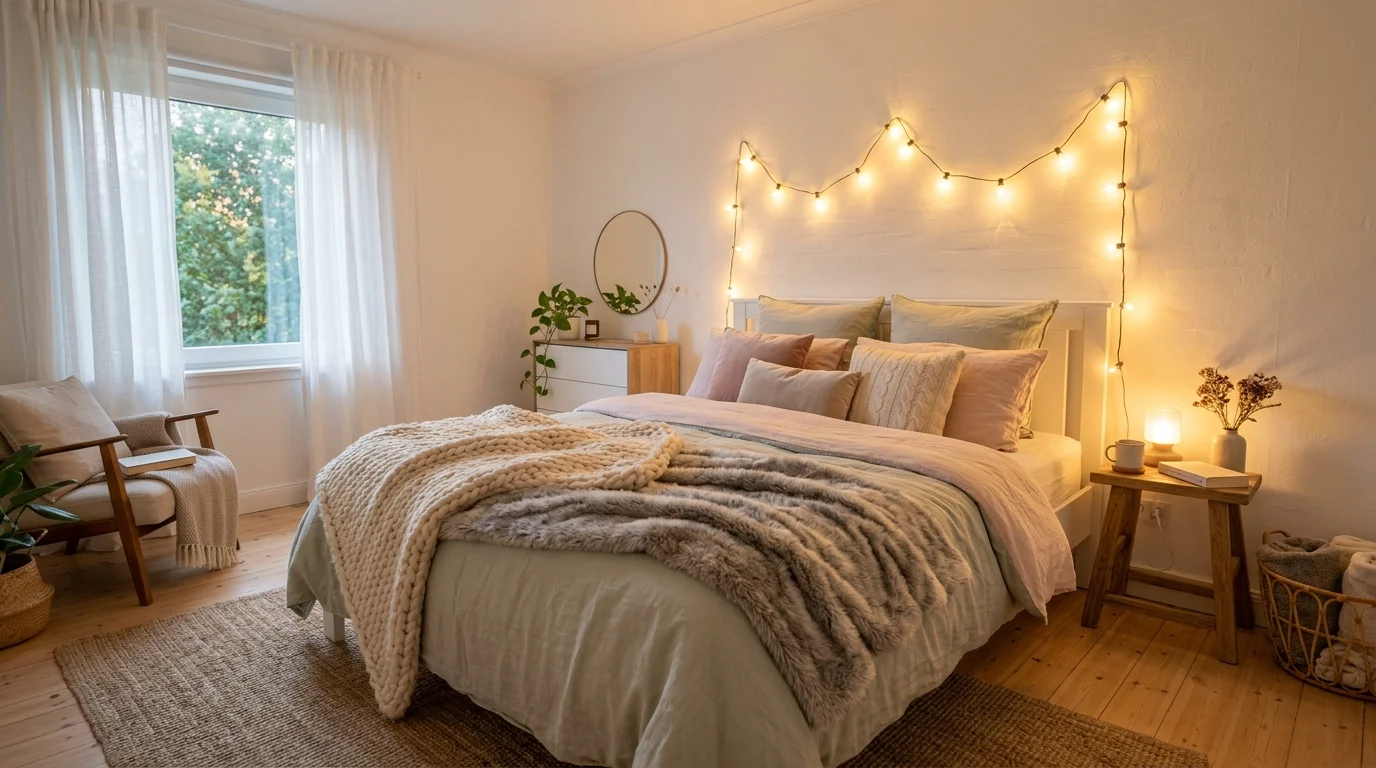 Dreamy cozy bedroom inspiration image 1