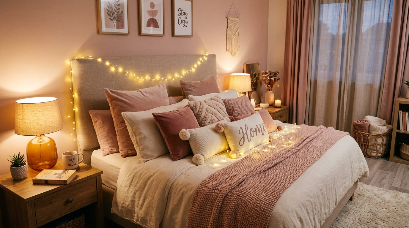 dreamy cozy bedroom ideas for an aesthetic personal haven, inspiration image 3