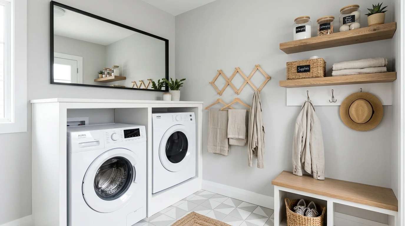 efficient mudroom laundry room ideas for stylish and functional combo spaces, inspiration image 10