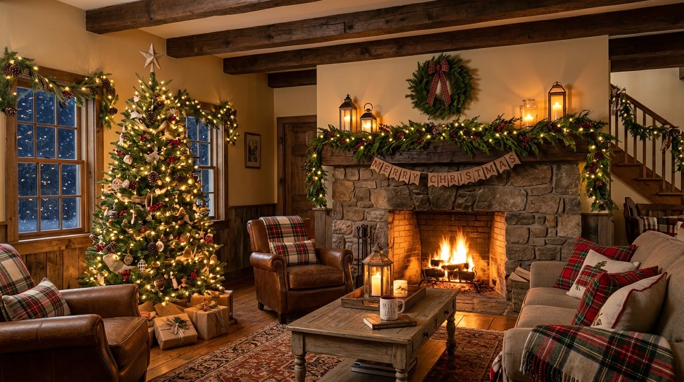 festive christmas decor ideas for living room to create holiday magic, inspiration image 3