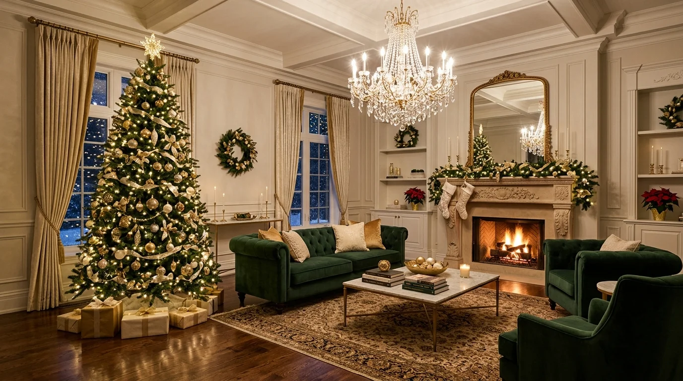 Luxury holiday living room inspiration image 1