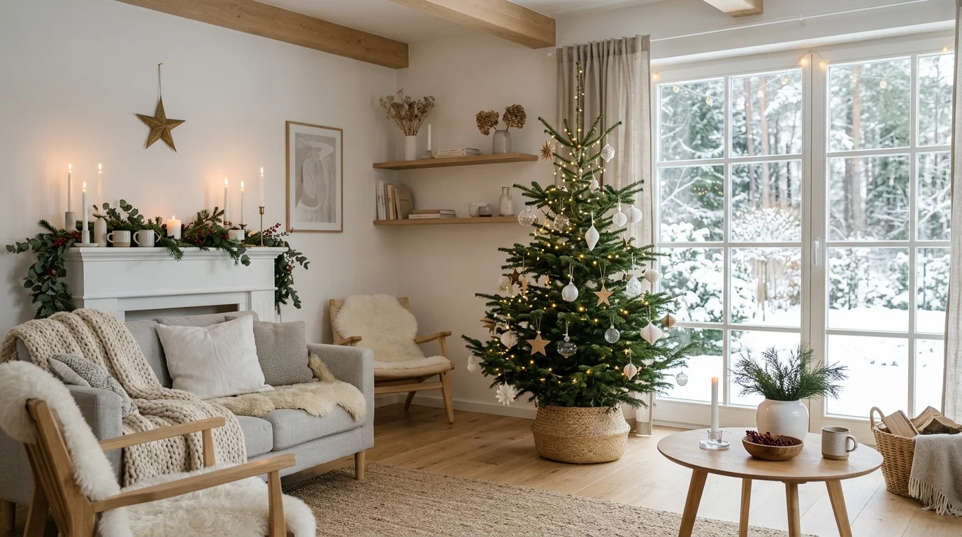 festive christmas decor ideas for living room to create holiday magic, inspiration image 5