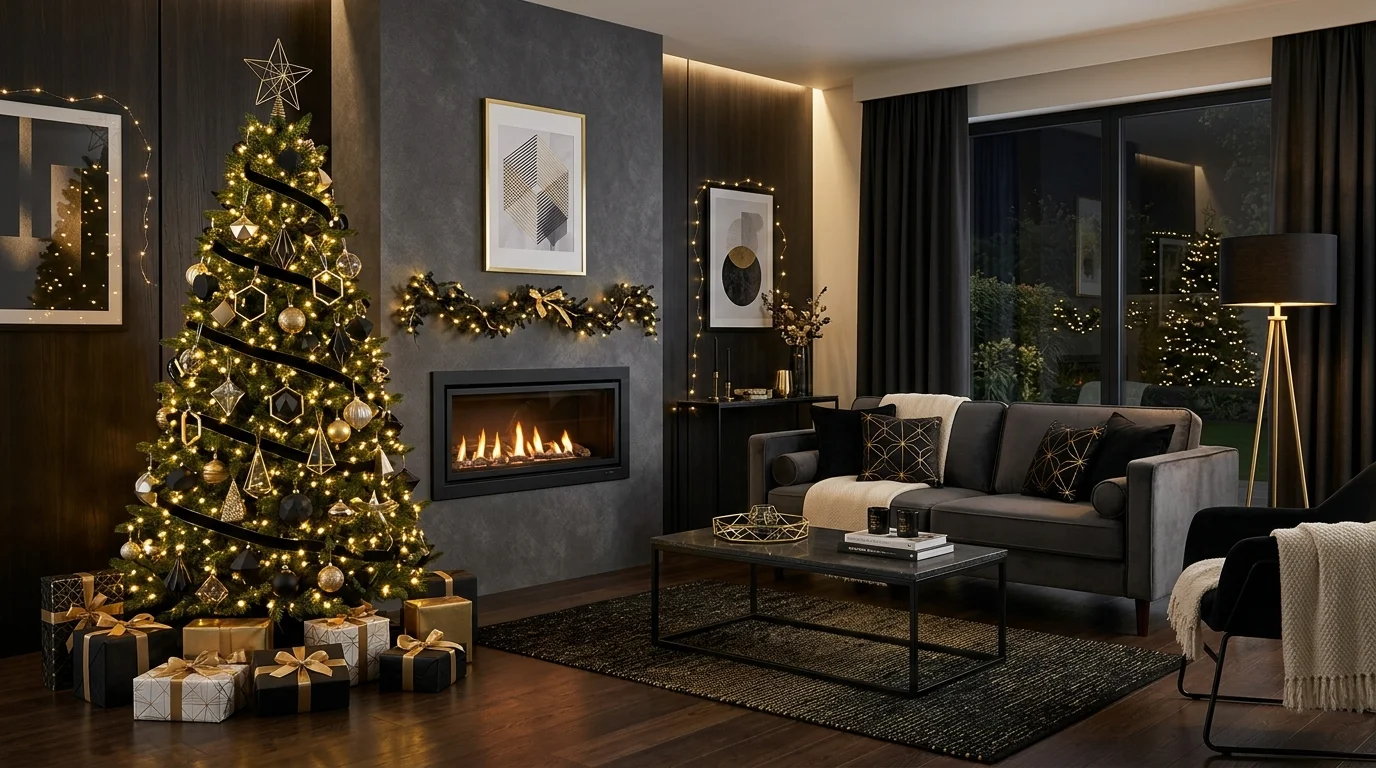 festive christmas decor ideas for living room to create holiday magic, inspiration image 8