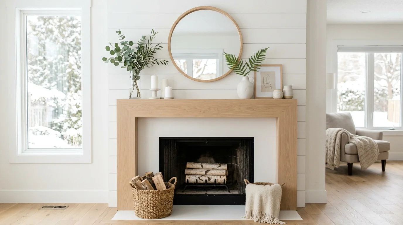 festive living room christmas mantle decor ideas for holiday cheer, inspiration image 6