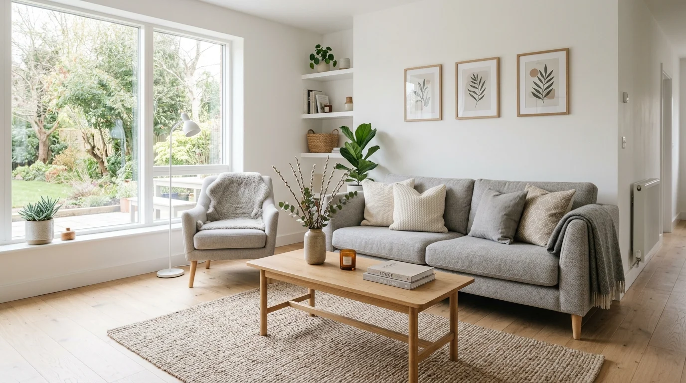 Earthy modern living room inspiration image 1