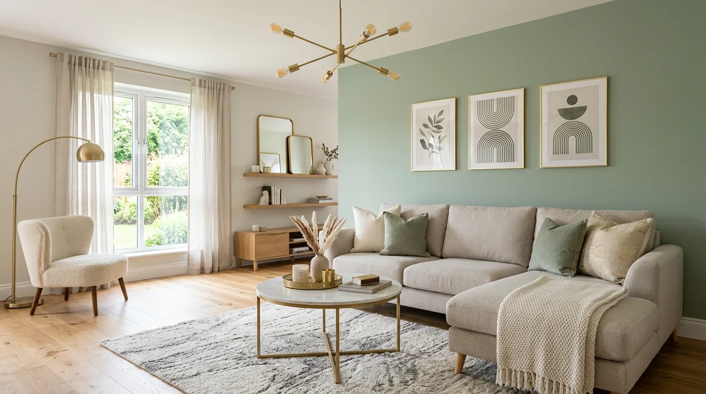 Neutral sofa styling inspiration image 1