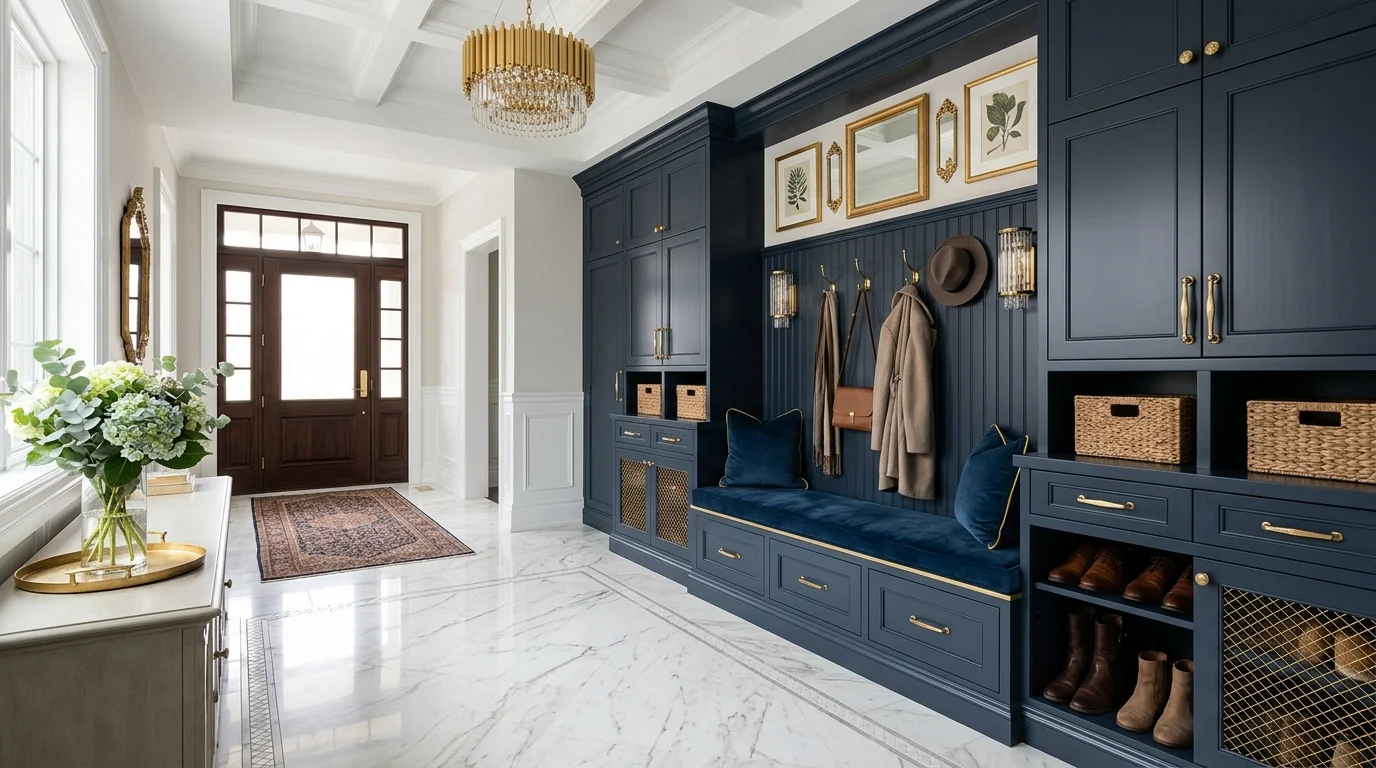 functional mudroom ideas for stylish and organized home entryways, inspiration image 6