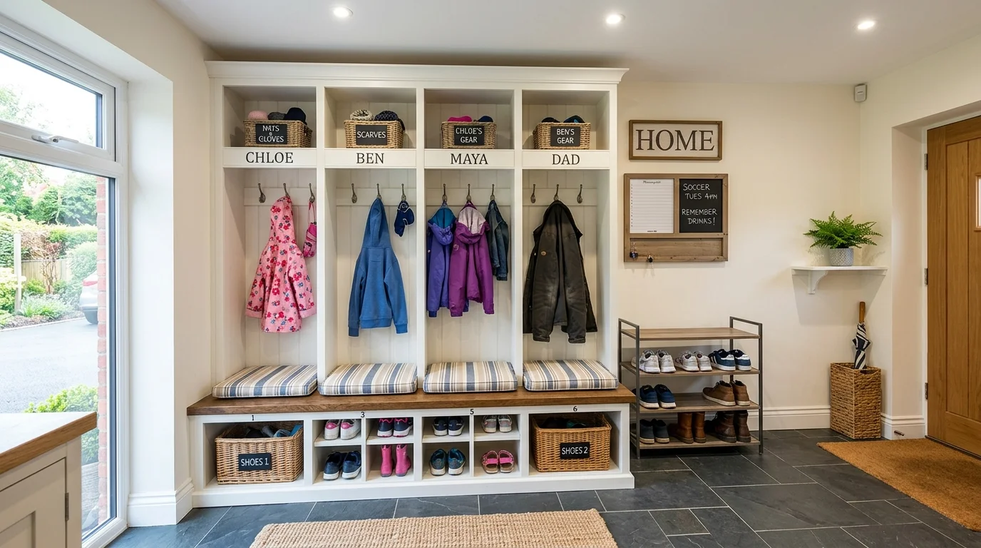 functional mudroom ideas for stylish and organized home entryways, inspiration image 9