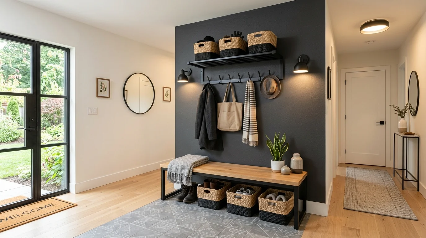 functional mudroom ideas for stylish and organized home entryways, inspiration image 11