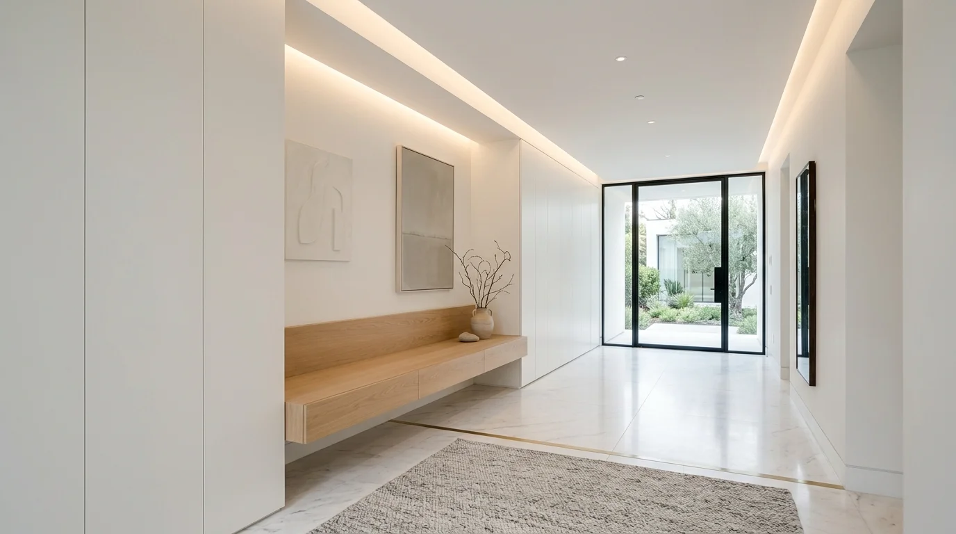 Modern staircase foyer inspiration image 1