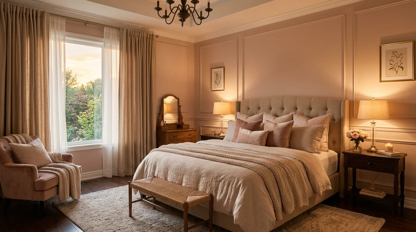 Serene master bedroom color inspiration image 1