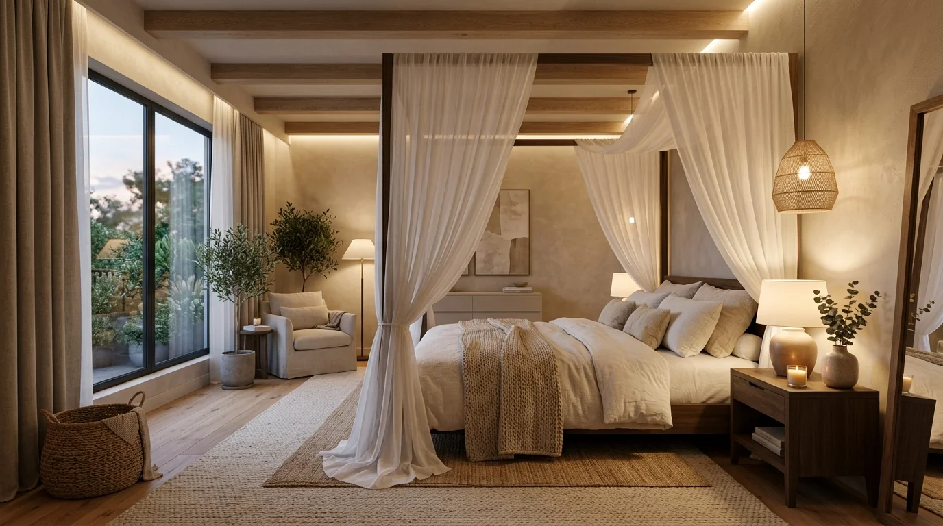 luxurious master bedroom ideas for a cozy romantic sanctuary, inspiration image 7