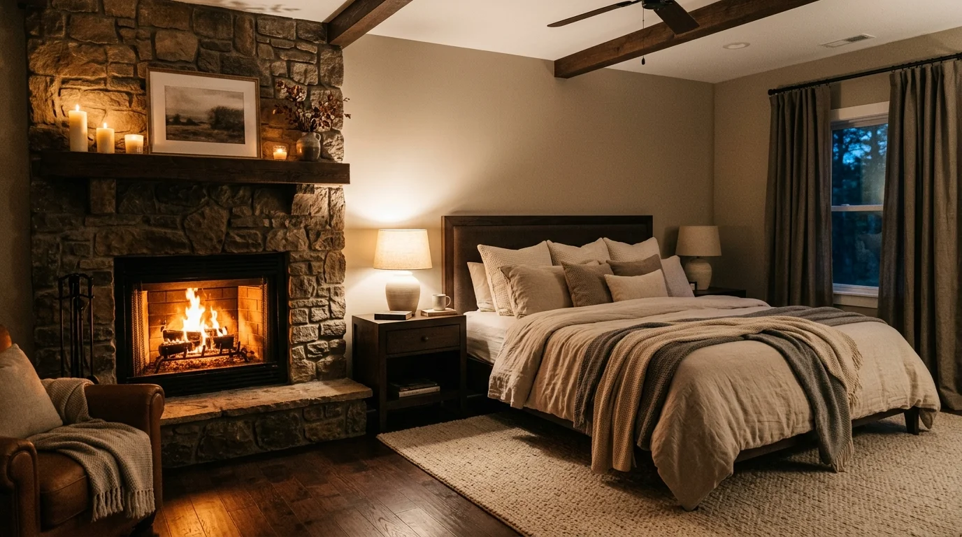 luxurious master bedroom ideas for a cozy romantic sanctuary, inspiration image 9