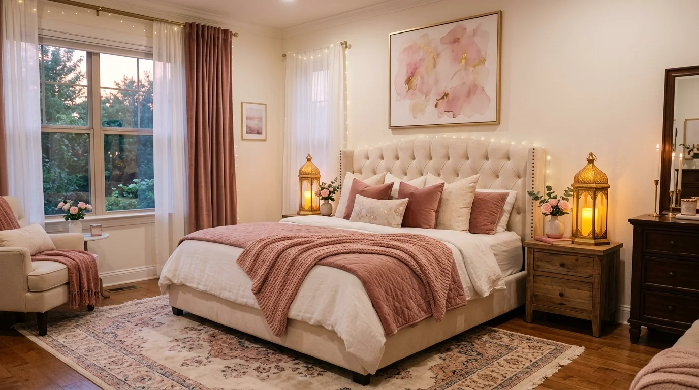 luxurious master bedroom ideas for a cozy romantic sanctuary, inspiration image 13