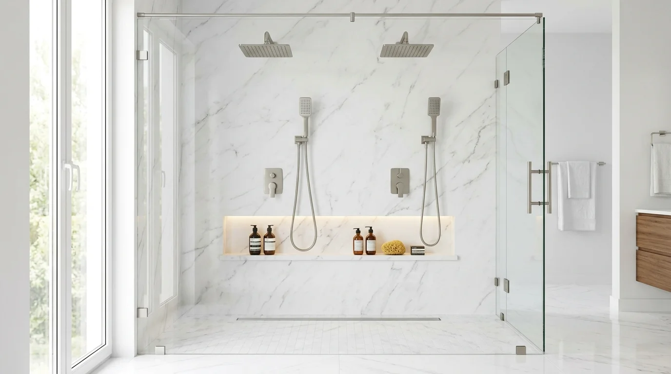 Walk-in shower tile inspiration image 1