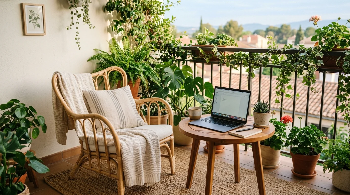 Productive balcony workspace inspiration image 1