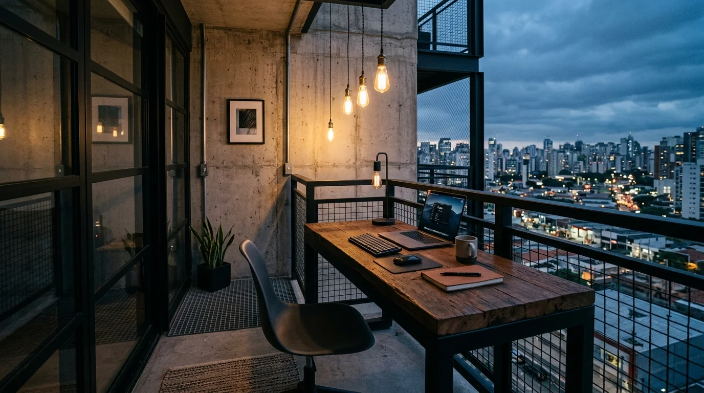 productive balcony workspace ideas design inspiration for any space, inspiration image 10