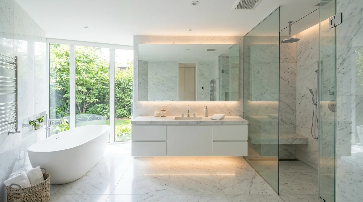 Sleek bathroom inspiration image 1