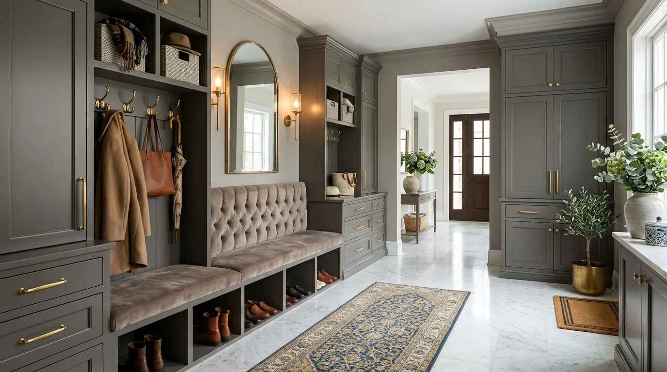 smart mudroom entryway ideas for a functional and stylish space, inspiration image 6