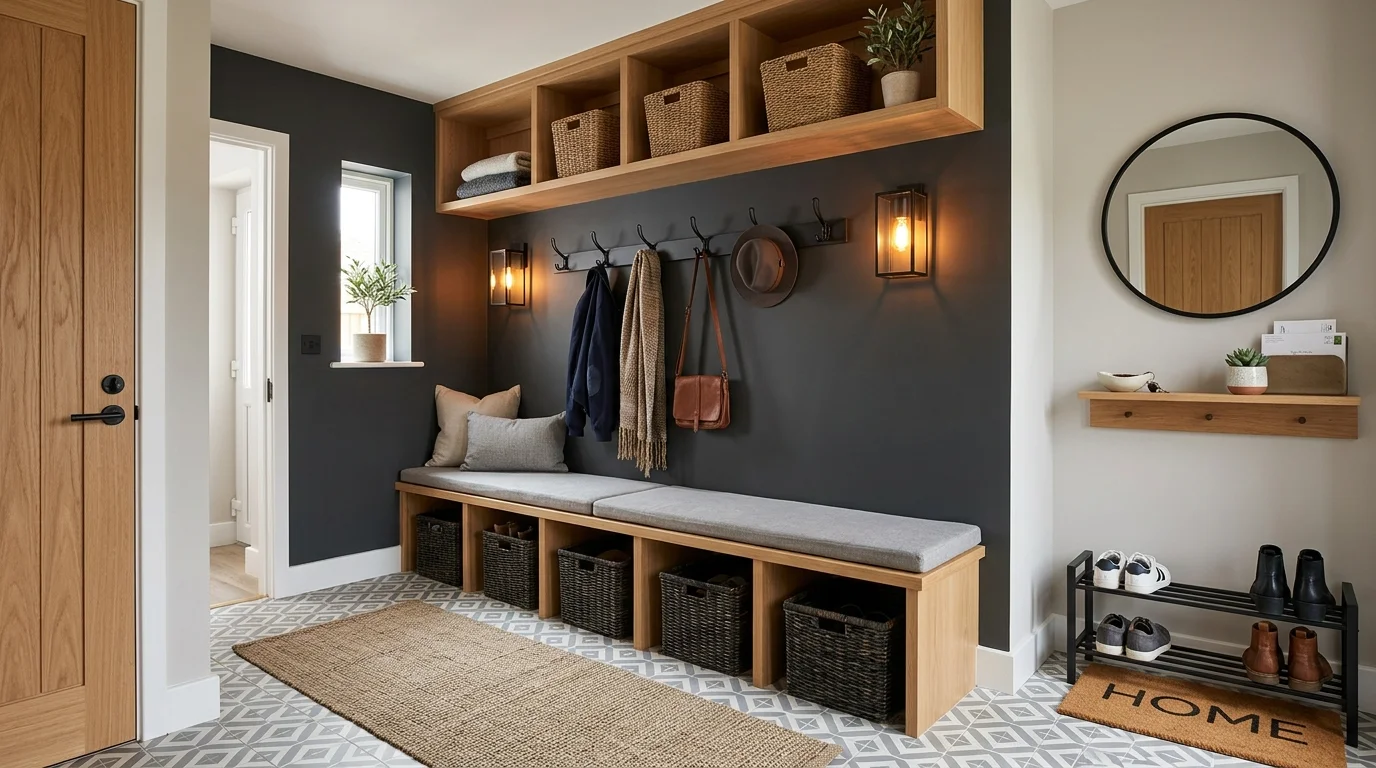smart mudroom entryway ideas for a functional and stylish space, inspiration image 11