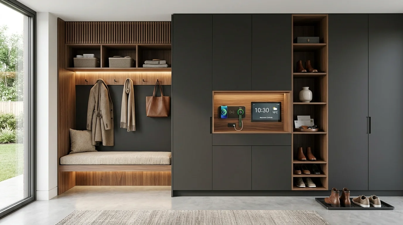 smart mudroom entryway ideas for a functional and stylish space, inspiration image 13