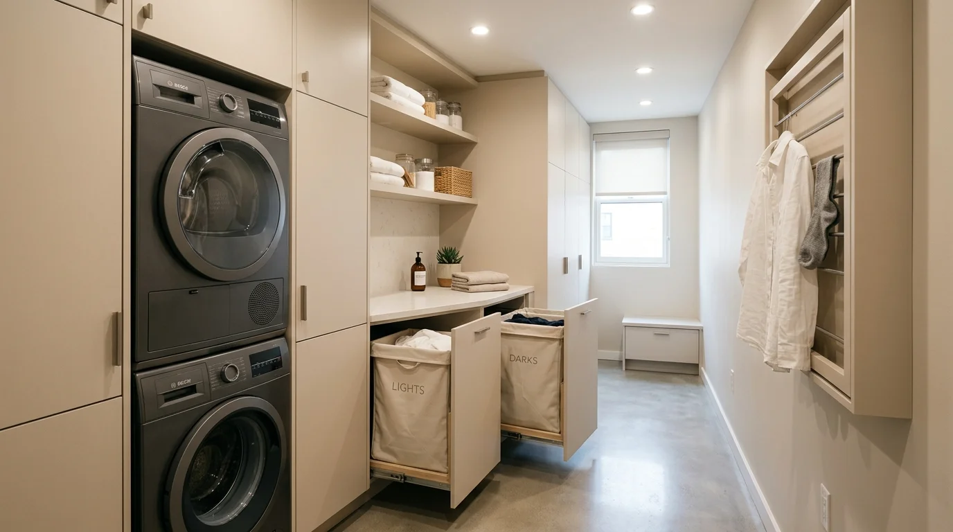 space saving laundry room ideas for small spaces creative compact solutions, inspiration image 3