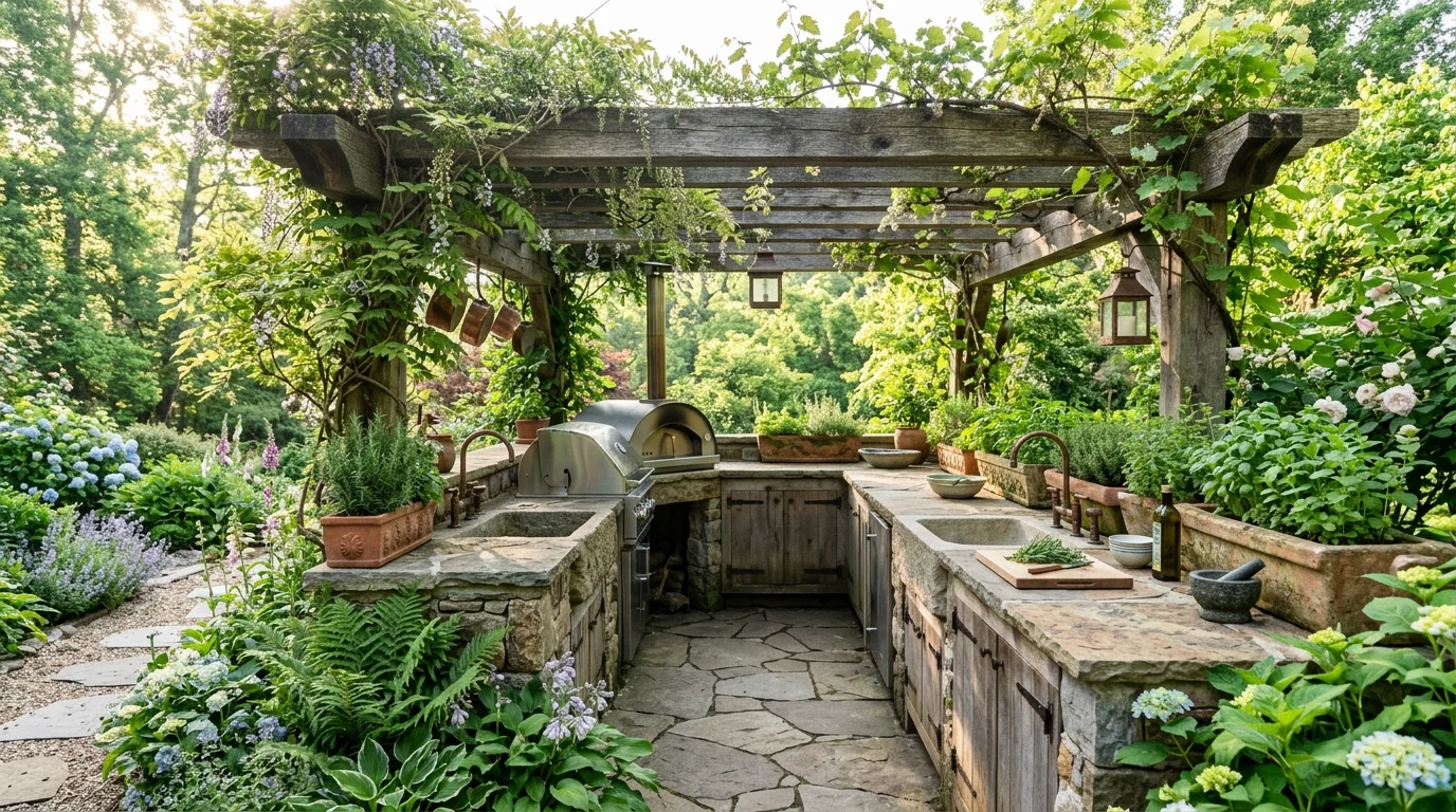 Stunning Outdoor Kitchen and Bar Ideas for Modern Backyard Entertaining, inspiration image 14