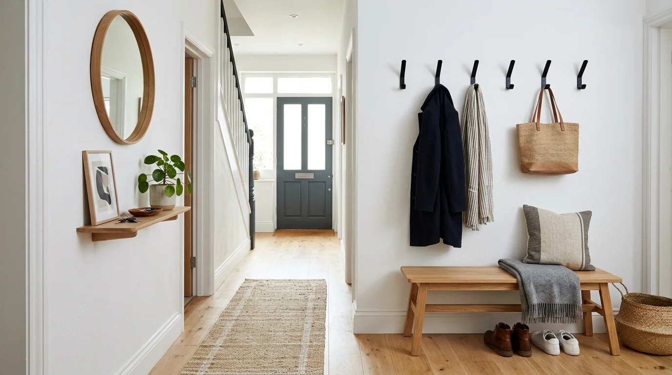 stylish hallway remodel ideas for a modern entrance makeover, inspiration image 6